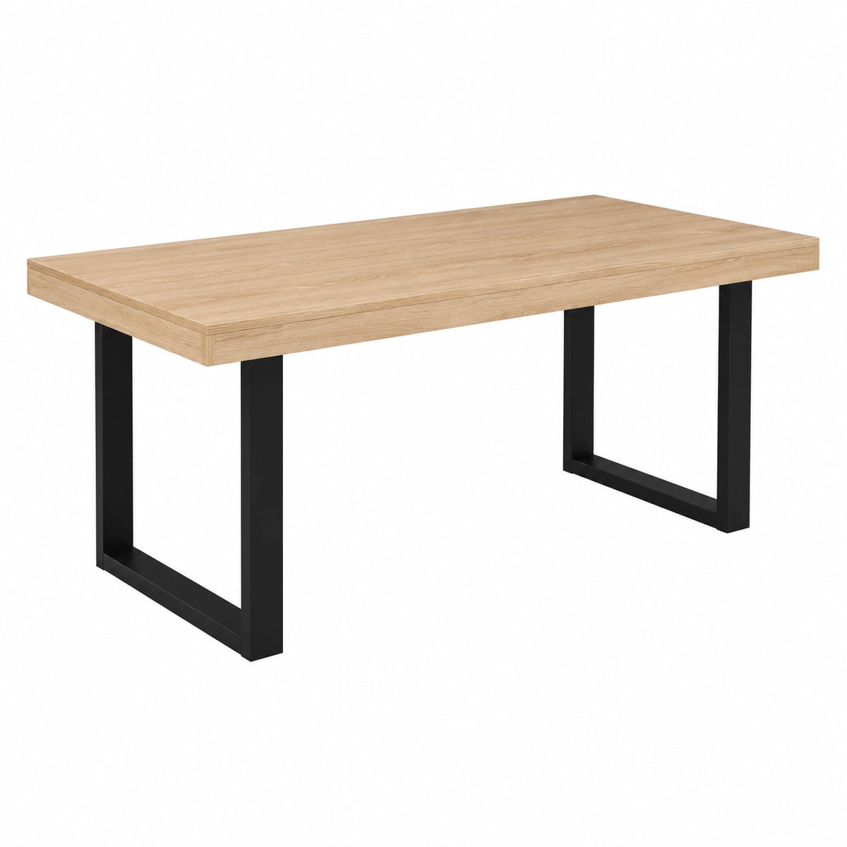 Tavolo da Pranzo Tivoli in Rovere Sbiancato per 10 Persone - 200x90 cm