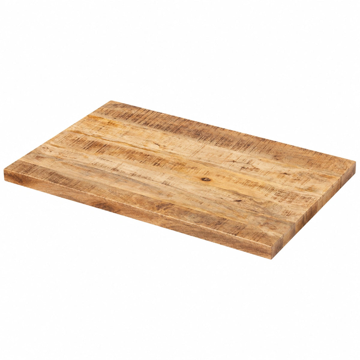 Tavolo in Legno di Mango Massello 80x70 cm Spessore 15-16 mm