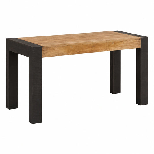 Tavolo da Pranzo Industriale in Mango Massello 140x70 cm per Cucina e Sala
