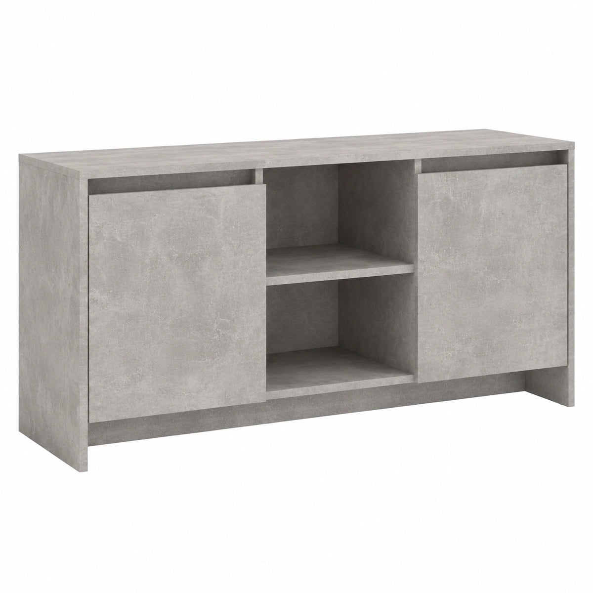 Mobile Porta TV in Truciolato Grigio Cemento 102x37,5x52,5 cm