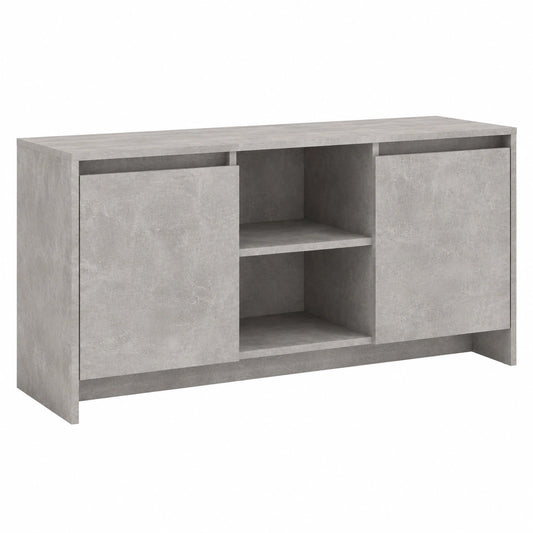 Mobile Porta TV in Truciolato Grigio Cemento 102x37,5x52,5 cm