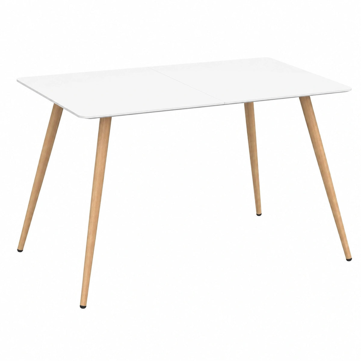 Tavolo da pranzo scandinavo bianco 120 cm per 6 persone - Modello SARA