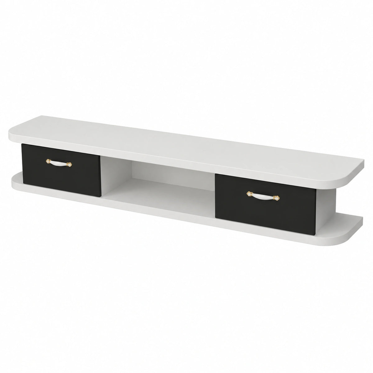 Mobile porta TV a parete moderno 100x120 cm, elegante soluzione Stora per casa e ufficio