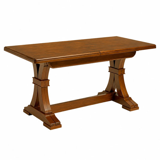 Tavolo Allungabile in Legno Massello Stile Classico 180-360 cm